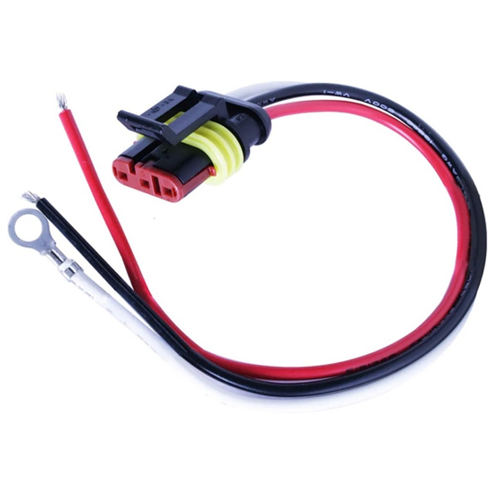 Grand General 87368 - Straight 3-Pin Light Plug For 2 Function Light