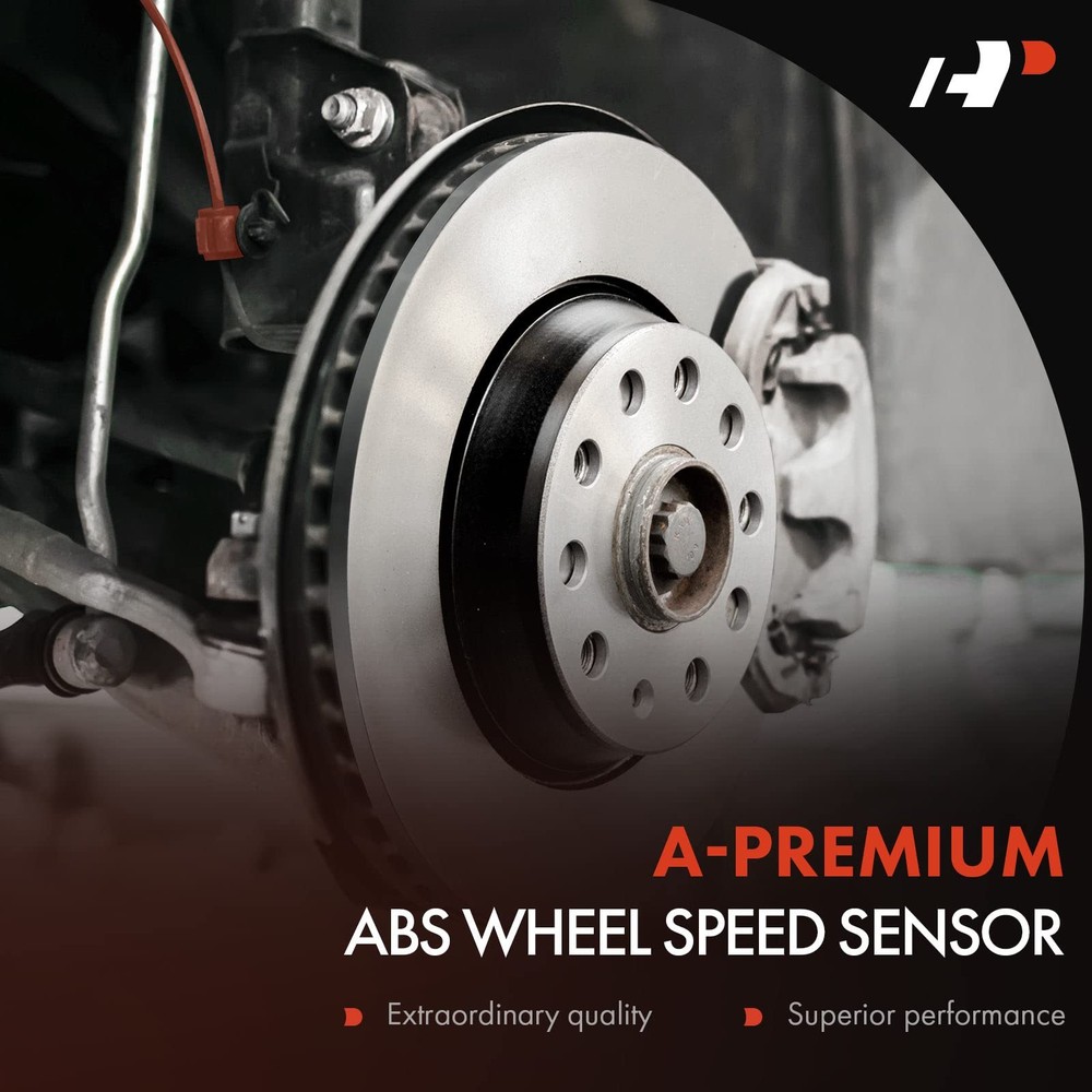 APremium 2PCSet Rear ABS Wheel Speed Sensor Compatible with Ford Focus 2008 2...