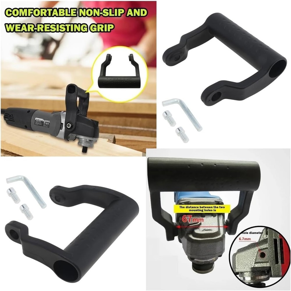 Durable ABS Loop Grip Handles – 2 Pack for Angle Grinders & Polishing Machines