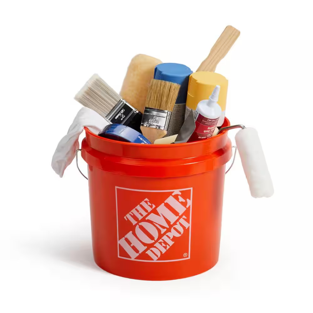 2 Gal. Orange Paint Bucket