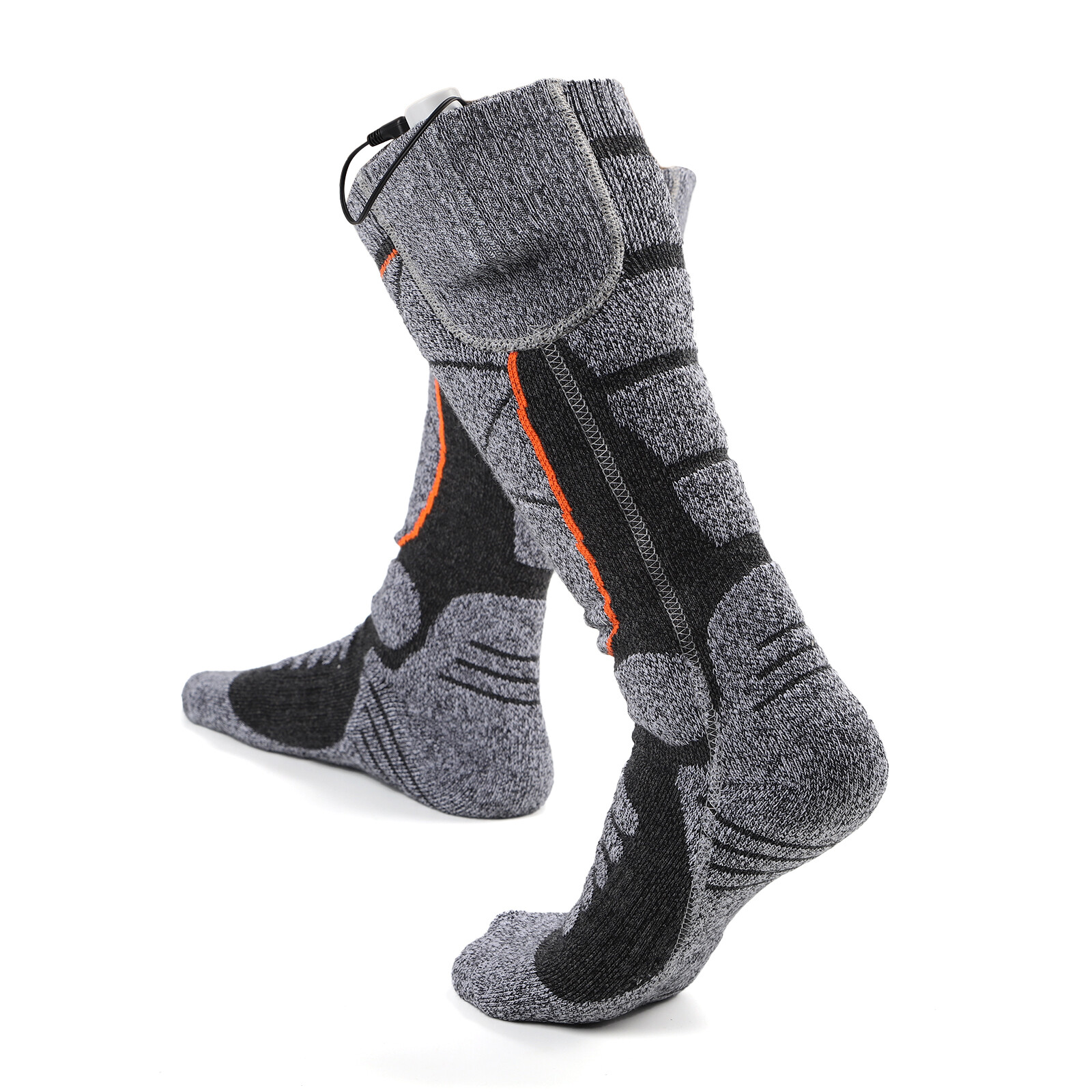 Electric Heated Socks Rechargeable Battery Men Women Winter Foot Warmer 3.7v