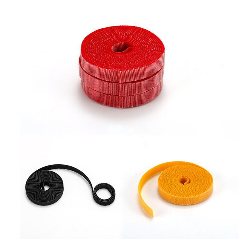 Hook And Loop Cable Ties Reusable Double Sided Straps Width 20mm Various Colours