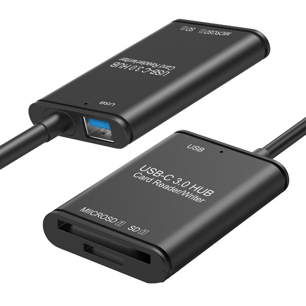 USB C to SD Card Reader Writer OTG Adapter USB 3.0 Micro SD Memory Card Reader