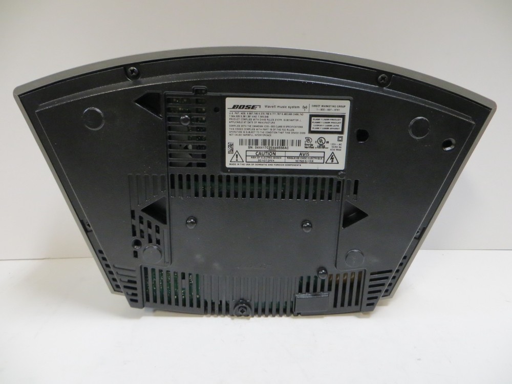 Bose Wave Music System silver w/ Remote control test working