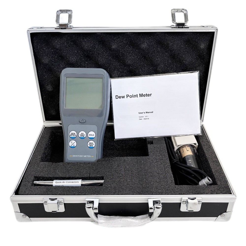 Split Type Dew Point Meter With Relative Humidity Absolute Humidity Measurement