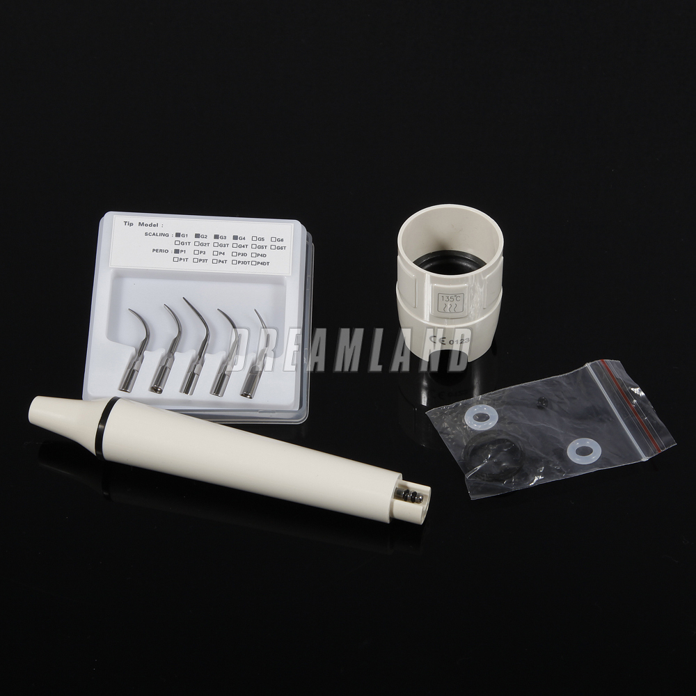 Dental Detachable Ultrasonic Piezo Scaler Handpiece Fit Woodpecker EMS 2*Bottles