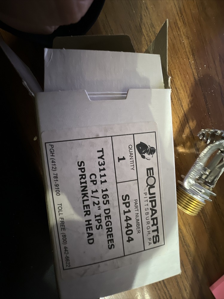 TY3111 165 Degrees 1/2” Ips Sprinkler Head