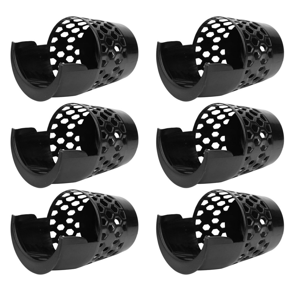 6Pcs Billiard Ball Storage Pockets Plastic Pool Table Web Baskets Drop Net Bag