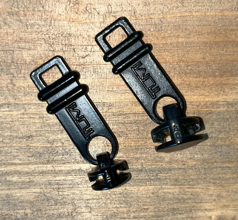 Tumi Replacement Sliders / Zipper Pulls / Pull Tabs – Black