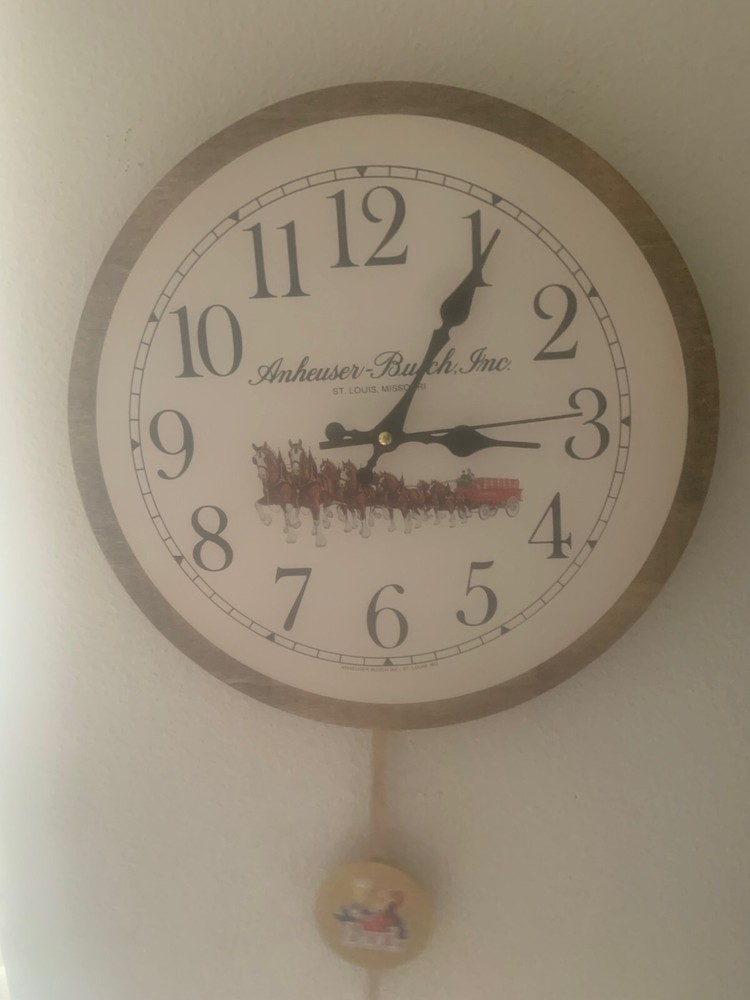 BUSH BEER CLOCK, COLLECTIBLE,
