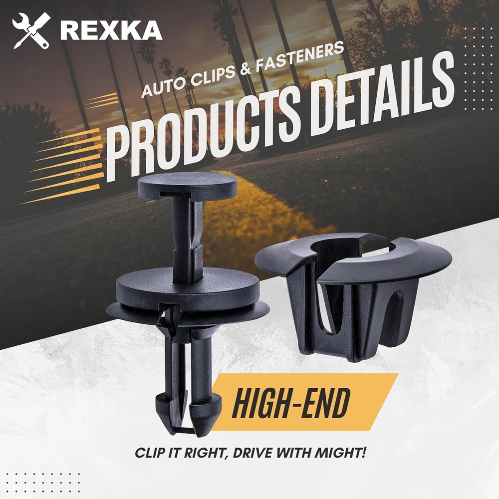 Front air dam retainer clips for trucks.