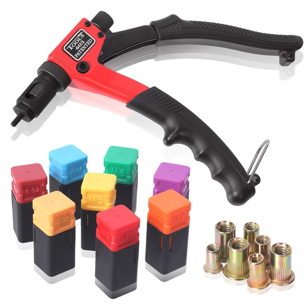 120pc Professional 20.3cm Rivet Nut Tool Set Includes M3, M4, M5...