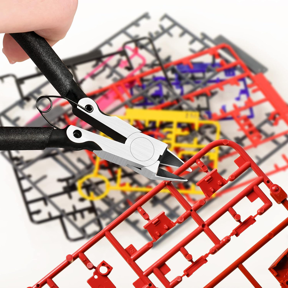 5 Inch Precision Flush Cutters Multi-Functional Wire Snips, Ideal for Model, Ele