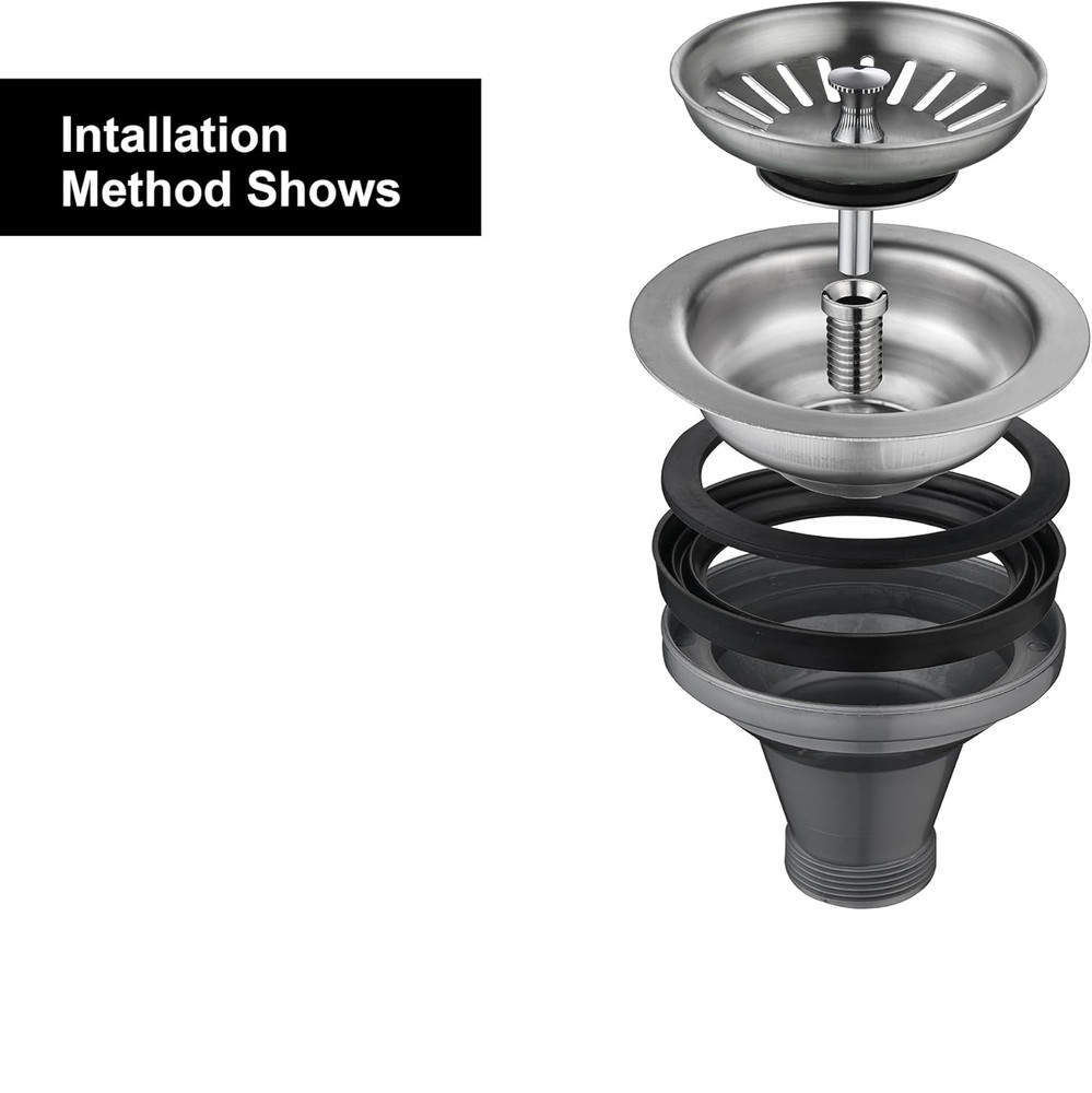 4.5 Inch Kitchen Sink Drain Strainer - cUPC Certified