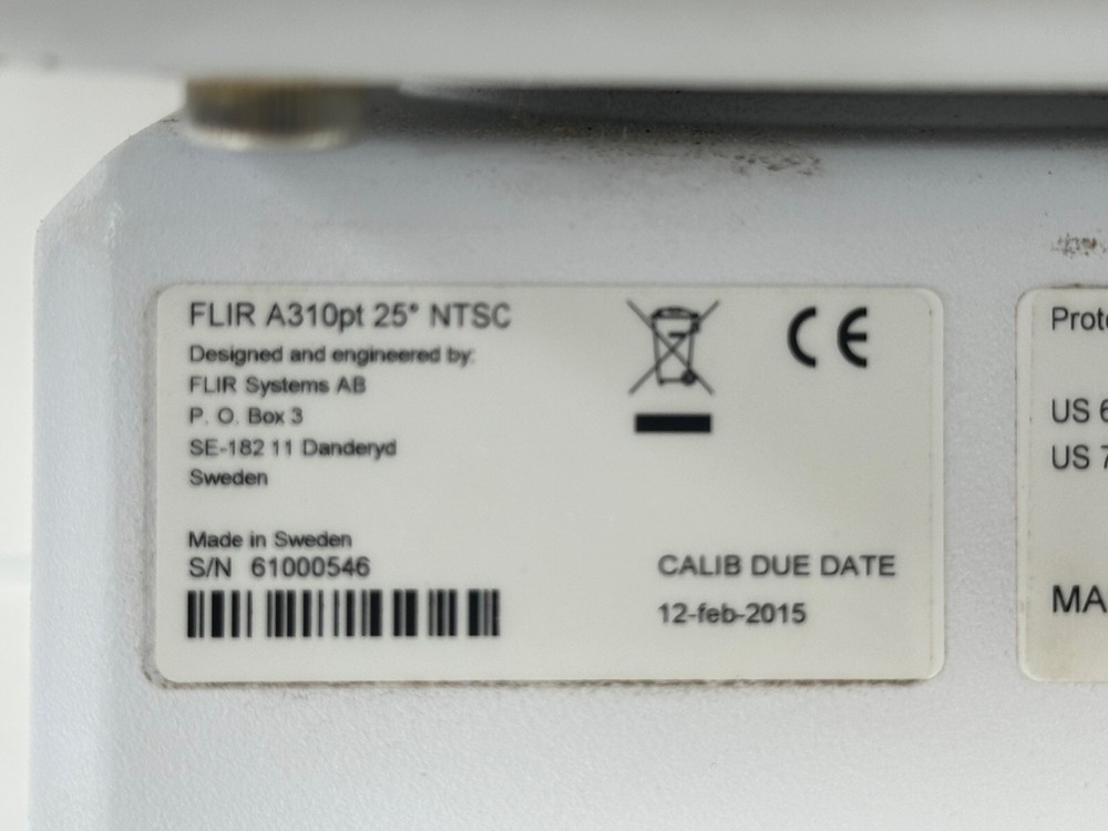 FLIR Systems A310 PT 25° NTSC DUAL-SENSOR Camera