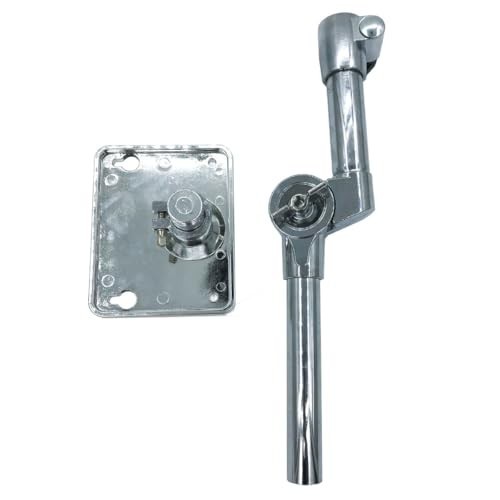 Adjustable Metal Drum Module Mount Plate with Tilting Holder for Electronic Pads