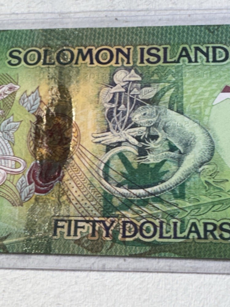 2013 Solomon Island $ 50 Banknote P# 35