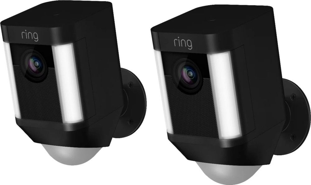 Ring - Spotlight Cam Wire-free 2-Pack - Black