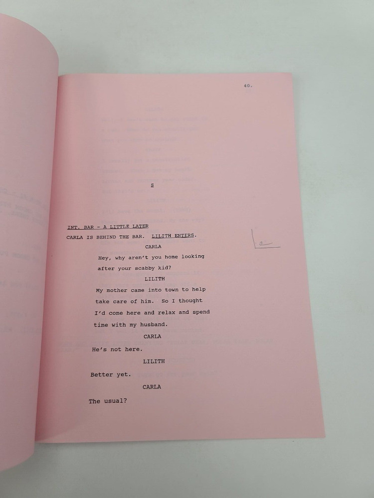 CHEERS / Phoef Sutton 1991 TV Script, Sharon Case & Joyce Agu "Go Make"