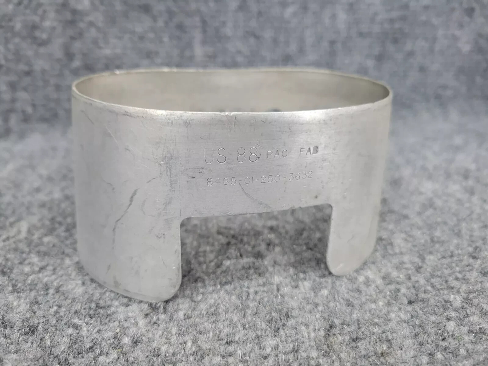 USGI Military Issue Aluminum Canteen Cup Stove Stand USGI Mess Kit Cooking Stand