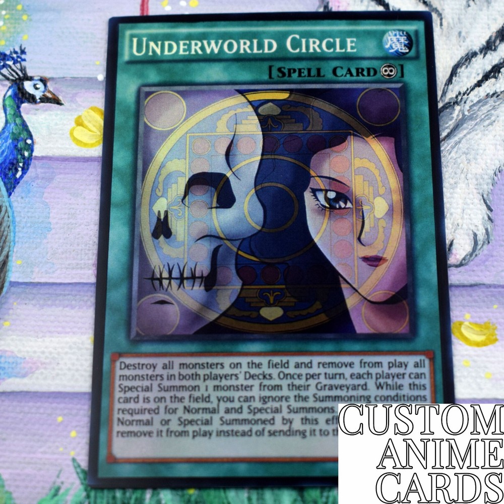 Underworld Circle DIY ANIME EFFECT -  HOLO card