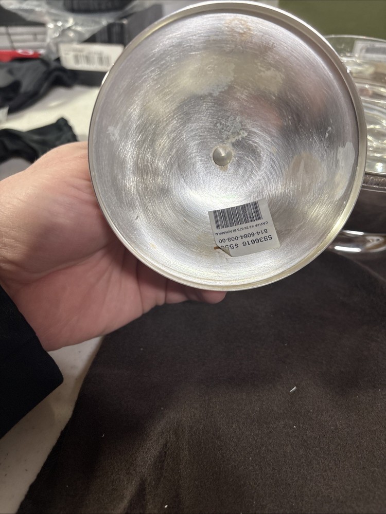 Christofle Silver-Plated Caviar Serving Set With Box