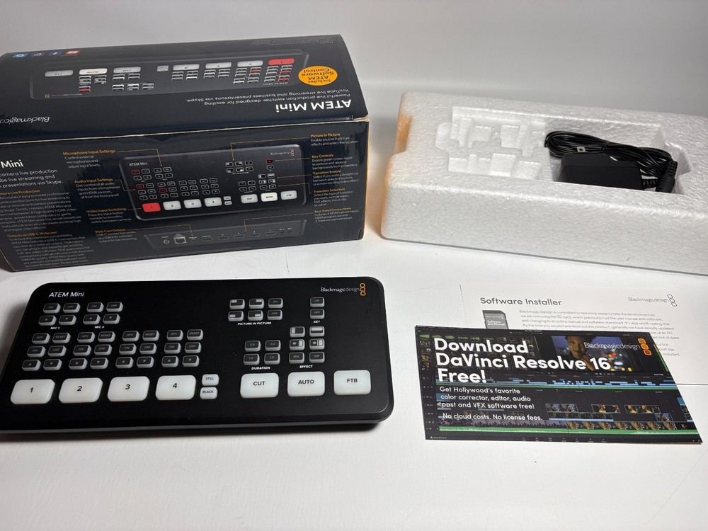 Blackmagic Design ATEM Mini Live Production Switcher Used