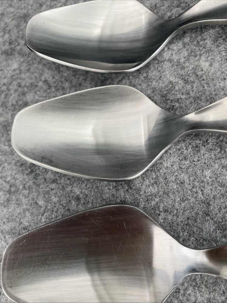 4 Retroneu 18/10 Stainless SILHOUETTE Flatware Dinner Spoon Flatware