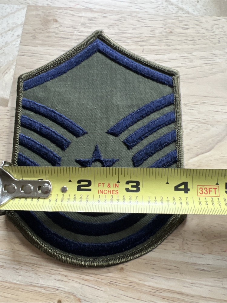 US Air Force Master Sergeant Chevron Patch