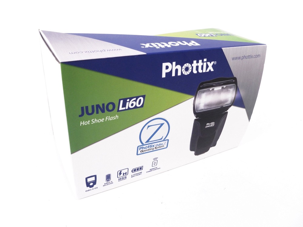 Phottix Juno Li60 Manual Flash with Li-Ion Battery