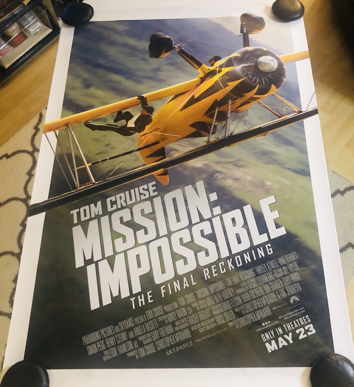 MISSION IMPOSSIBLE FINAL RECKONING DS Original 27x40 Movie Poster TOM CRUISE
