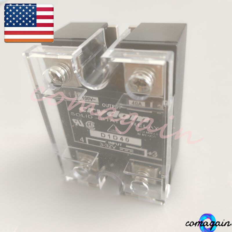 SSR Solid State Relay For Crydom D1D40 Module 3-32VDC SPST-NO 40A Load 100VDC