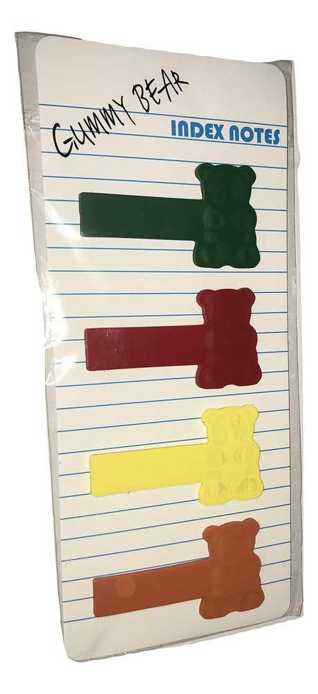 (3 Pack) Gummy Bear Index Notes