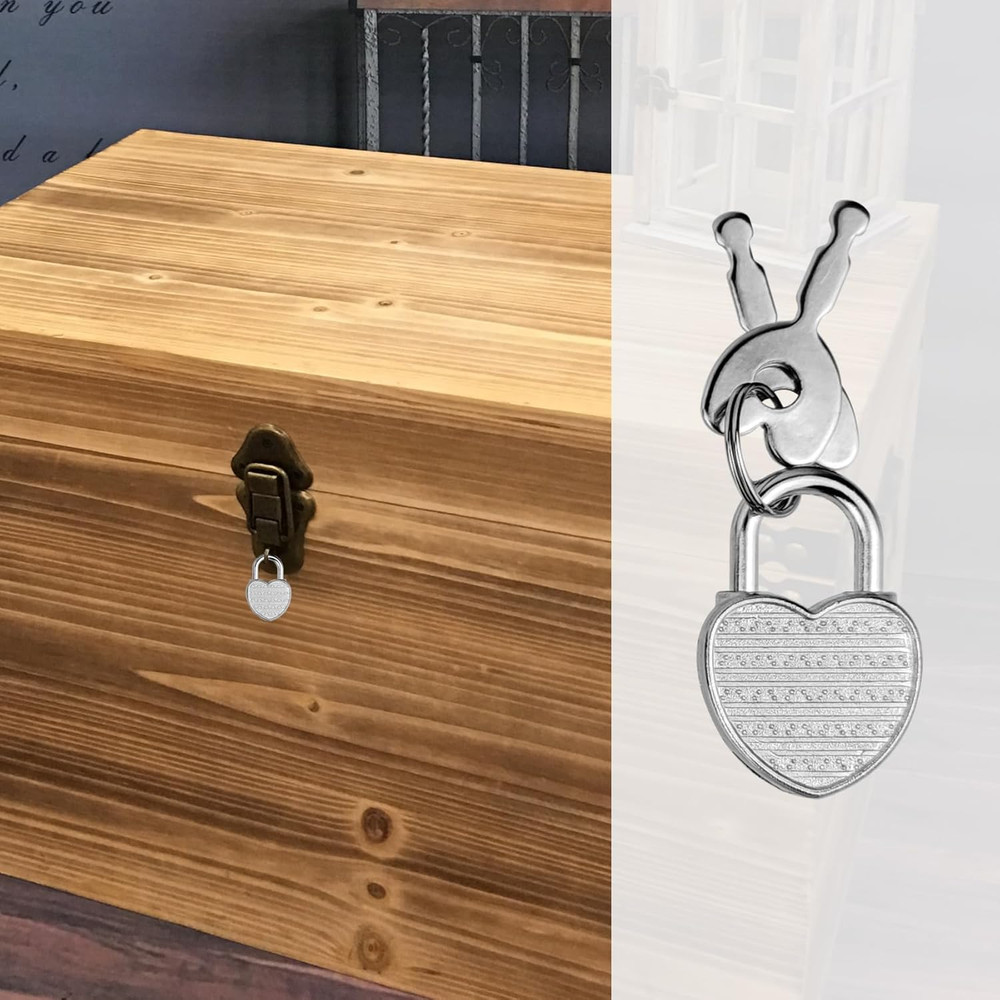 5 Pack Mini Diary Padlock, Small Locks with Keys, Tiny Luggage Locks for Trav...