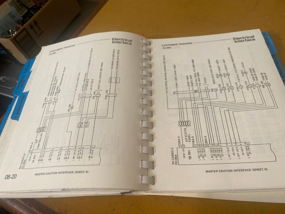 Canadair Challenger CL-601 Customer Training Electrical Interface Handbook
