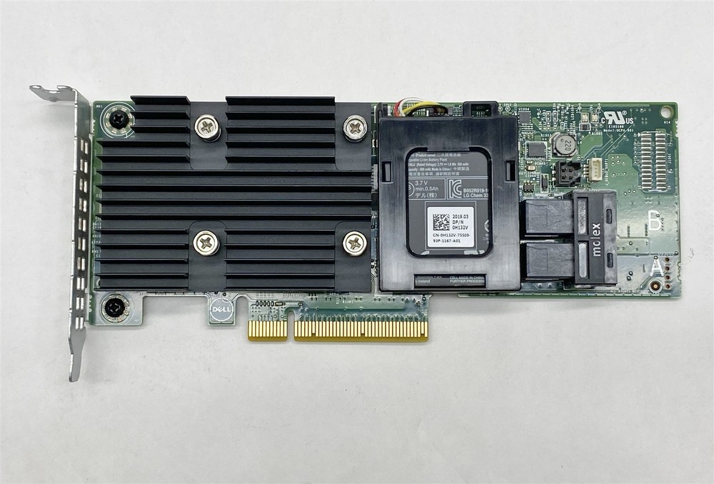 Dell PERC H730P 2GB SAS/SATA RAID Controller 0J14DC Low bracket w/Battery +cable