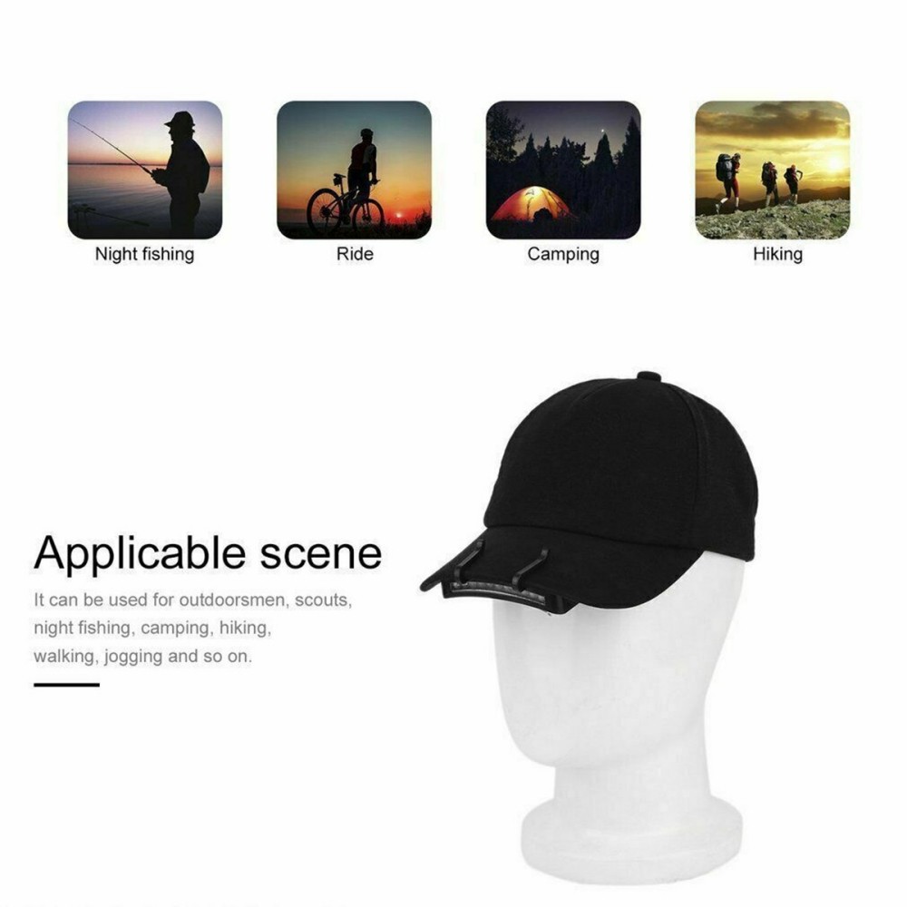 Durable Hands-Free Cap Light, Battery Powered LED for Work Sites & Basements