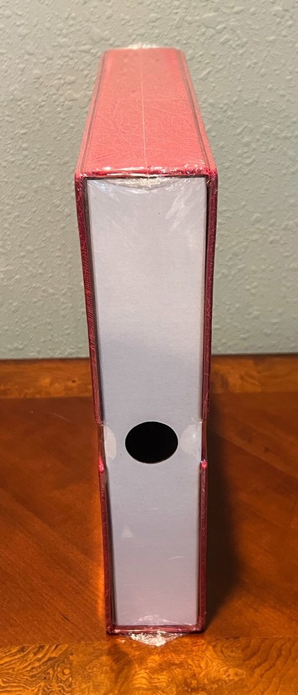 Lighthouse Red Slipcase for Album Binder ZAYIX