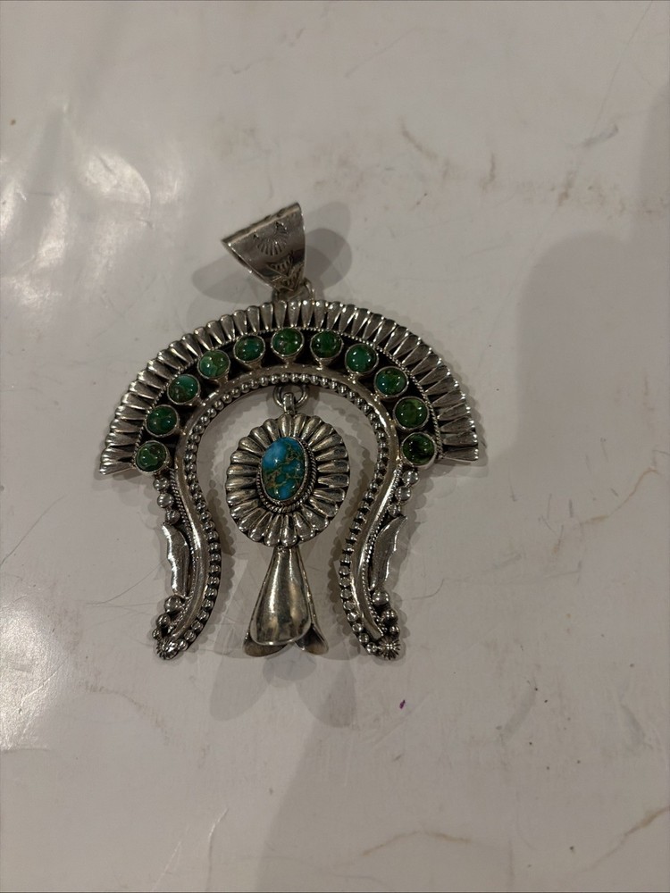 Native American Pendant Sterling