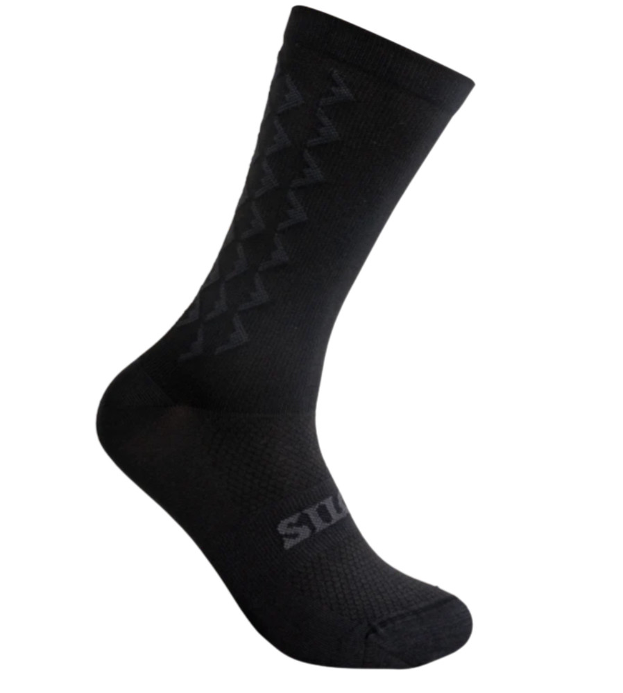 Silca Everyday Aero Cycling Socks - Black - Large