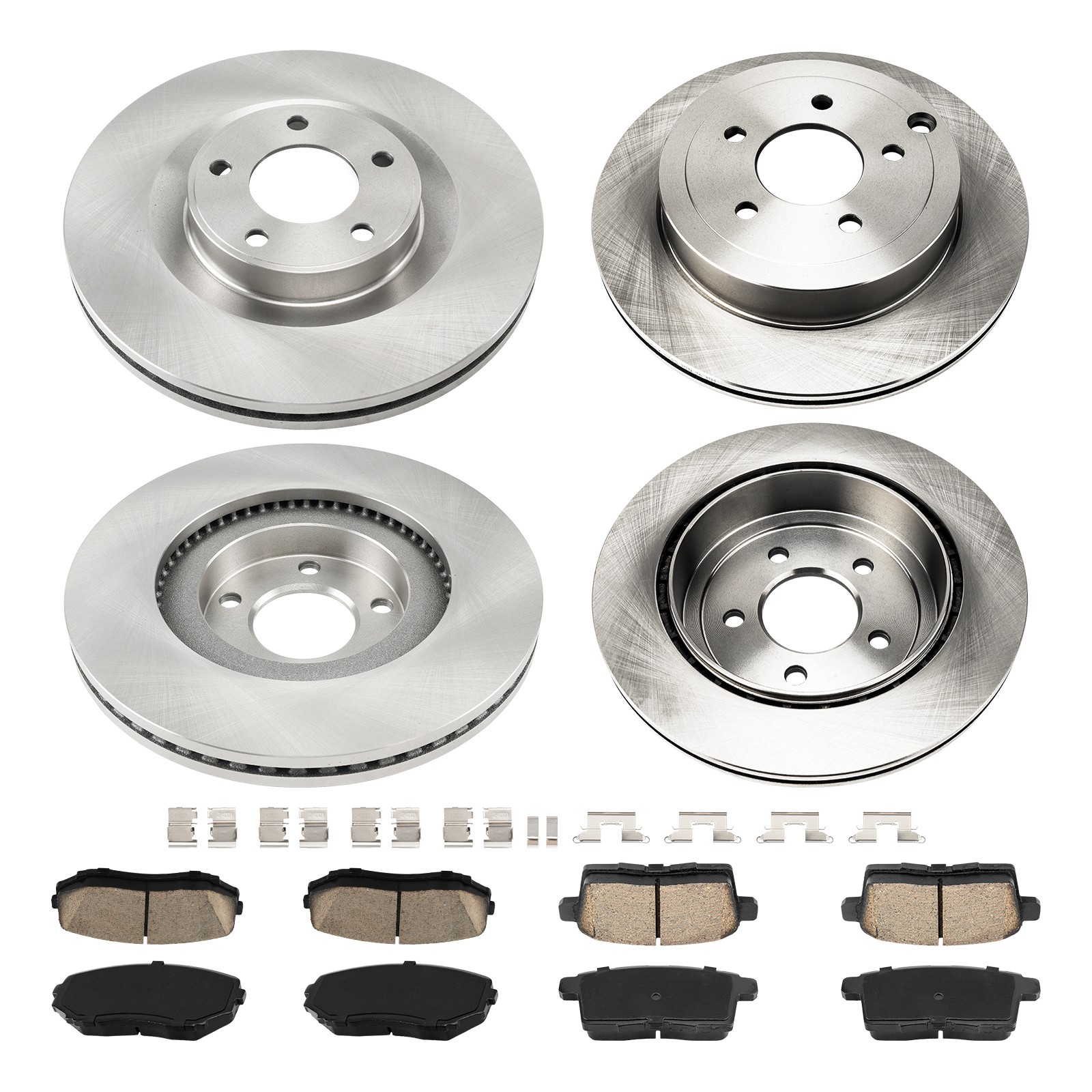 Fit For 2007-2009 Ford Edge V6 3.5L Brake Rotor Pads Kit Front and Rear 54154