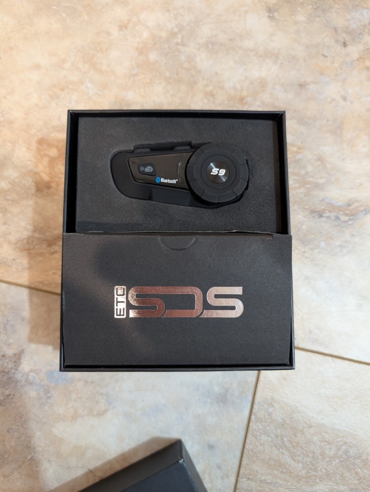 SCSETC S-9 Motorcycle Helmet Bluetooth Headset 2000m 6 Riders Intercom Open Box