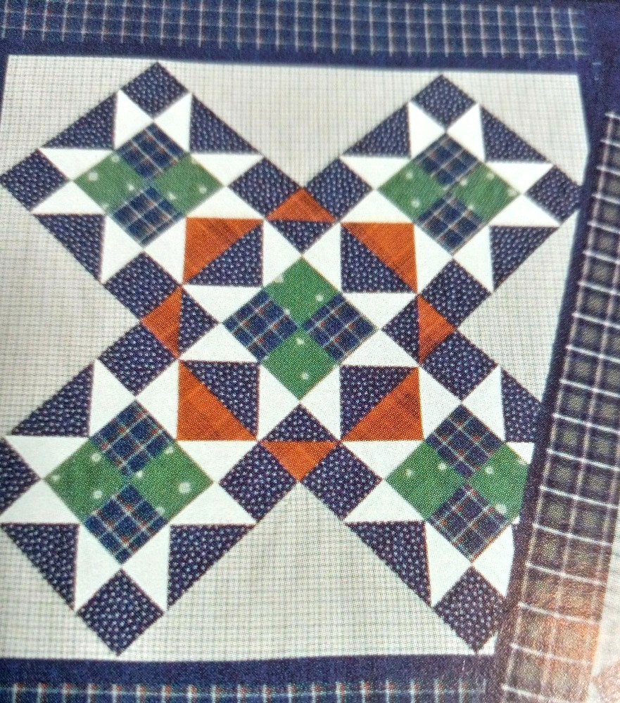 Cranberry Cupboard Quilted Wall Hanging Runner Reflections Sewing Pattern Uncut