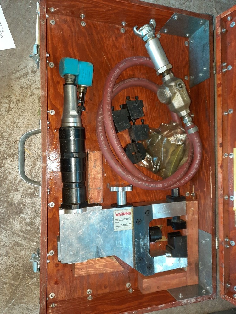 H&S Compact Pneumatic Pipe Beveler Bevelling Machine 1"- 2 1/2"