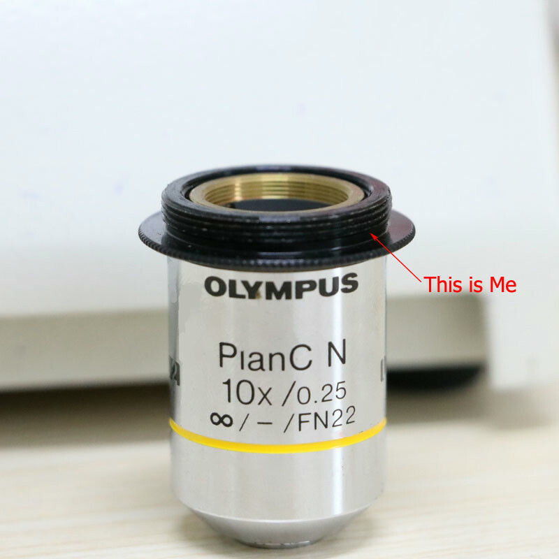 Thread Microscope Objective Lens Adapter Ring M25 M26 M27 M32 to RMS