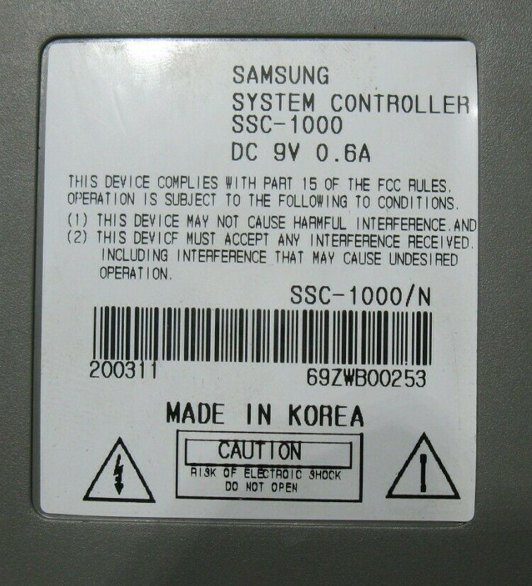 Samsung PTZ System Controller Keyboard Joystick SSC-1000