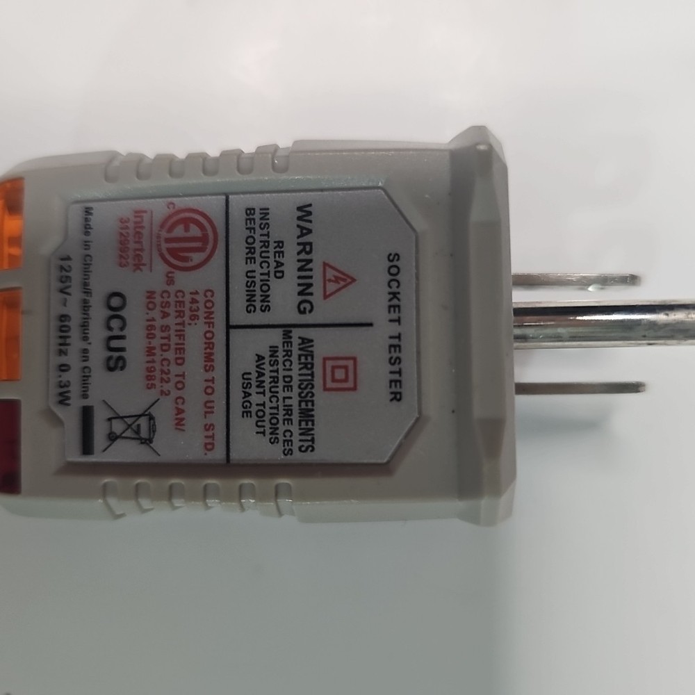 Outlet Circuit Tester Earthing Socket Test For Grounded Line