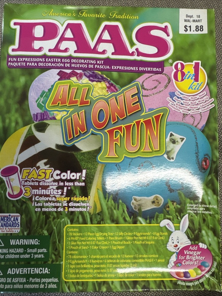 Paas All In One Fun Easter Egg Decorating Kit