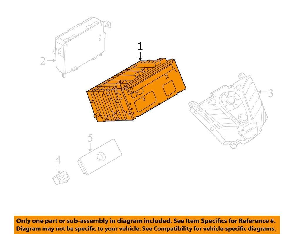 2015 Ford Escape Control Panel Part Number - 638-07478
