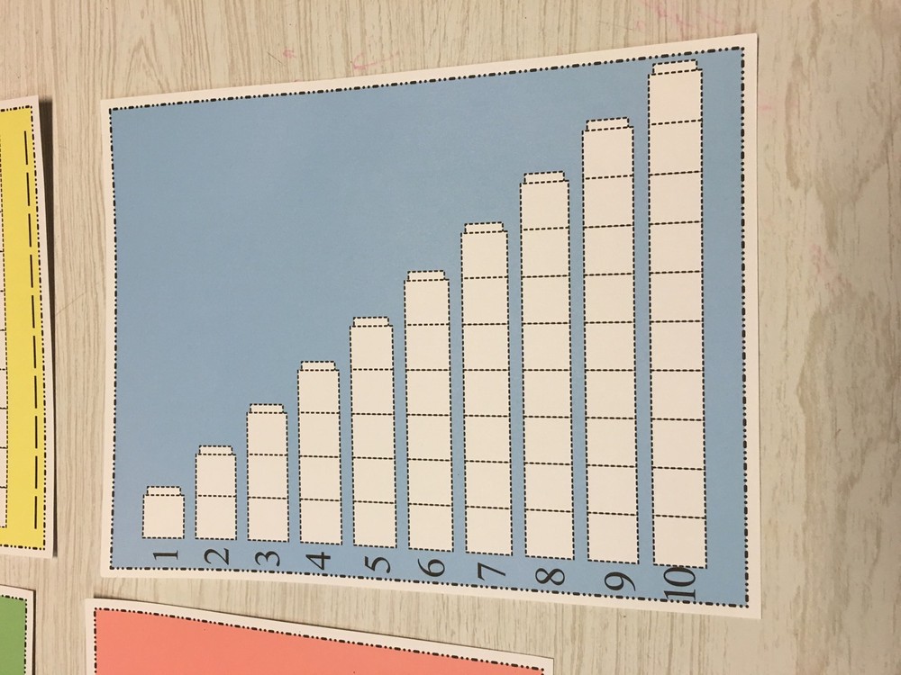 Write-On/Wipe-Off Unifix Cube Mats set